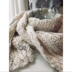 Anthropologie One Girl Who Knitted Scarf